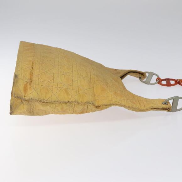 DIOR Canage Shoulder Bag Nylon Yellow - Picture 4 of 12